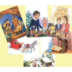 Lot 12 cartes de Noël