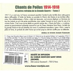 CD Chants de Poilus 1914-1918 - T2