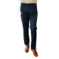 Pantalon toile droit marine - Philibert