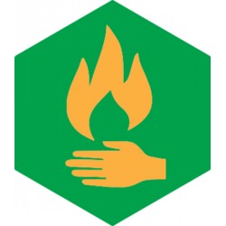 Badge éclaireur GSE - Maitrise du Feu