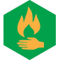 Badge éclaireur GSE - Maitrise du Feu Badge éclaireur GSE - Maitrise du Feu