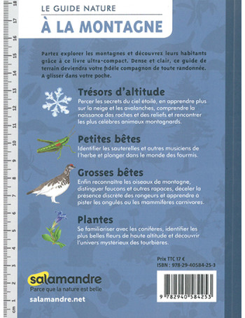 A la montagne - guide nature
