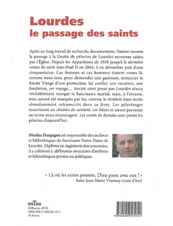 Lourdes - le passage des saints