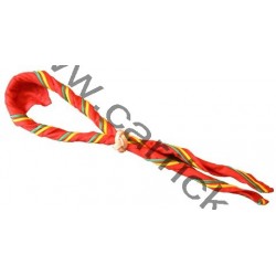 Foulard - triangle rouge + liserés vert et jaune - CARRICK France