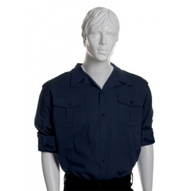 Chemise coton marine - CARRICK France
