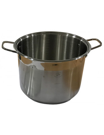 Gamelle inox 22,5 litres - Gamelle scoute pour feu de bois