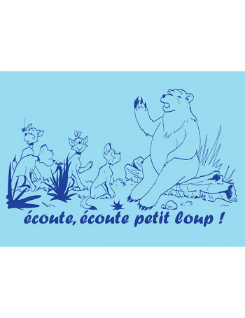 T.Shirt  « Ecoute Petit Loup »