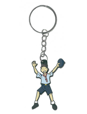 Porte clé Louveteau avec son béret - Objets cadeaux scouts