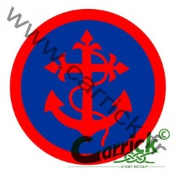 Badge scout - marin - CARRICK France
