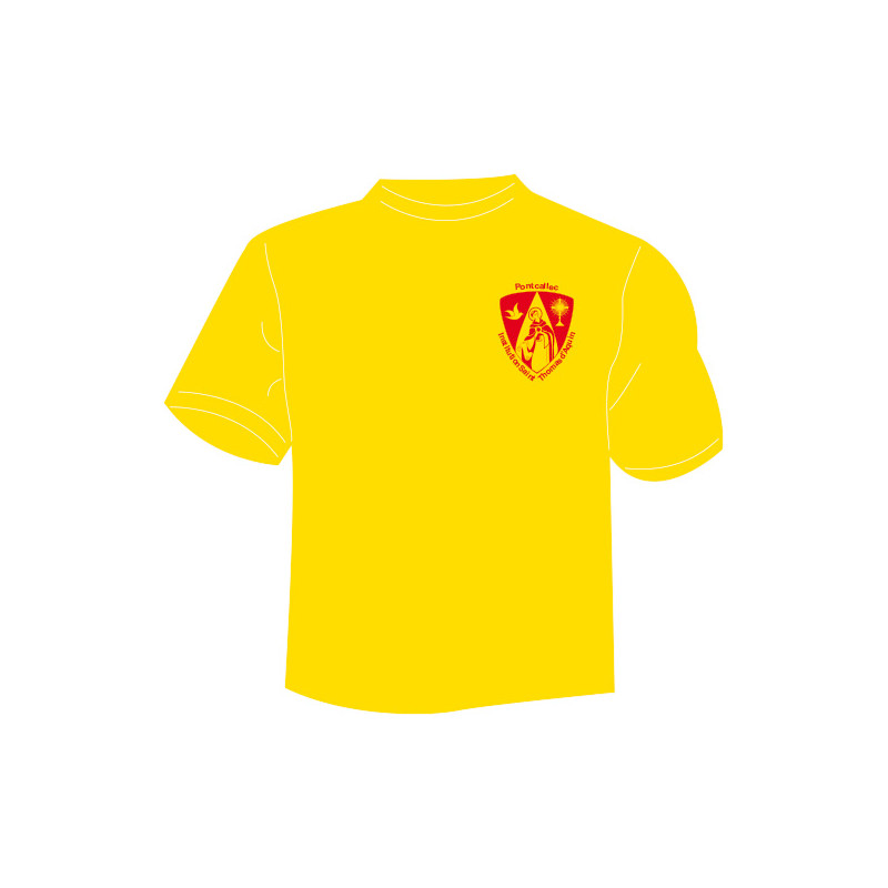 T.Shirt Sport JAUNE - St Thomas T.Shirt Sport JAUNE - St Thomas