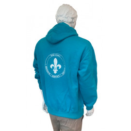 Sweat capuche TURQUOISE scout