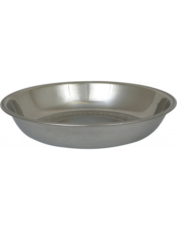 Assiette inox - 19 cm