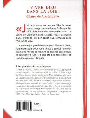 Vivre Dieu dans la joie