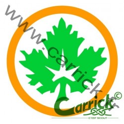 Badge scout - coureur des bois - CARRICK France