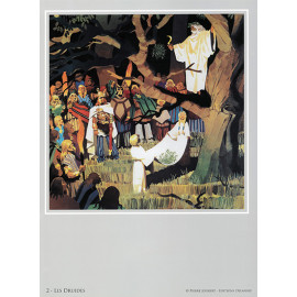 Estampe Les druides - Univers Pierre Joubert