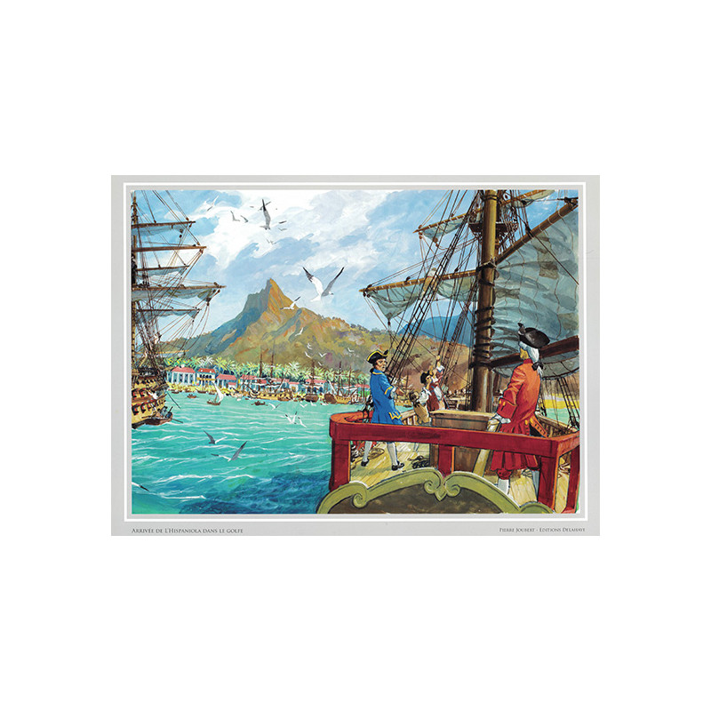 L'arrivée de l'Hispaniola