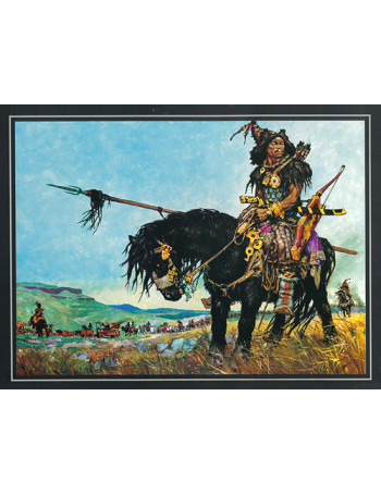 Cavalier Hun en éclaireur