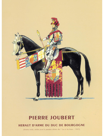 Estampe Héraut d'arme du Duc de Bourgogne - Univers Pierre Joubert