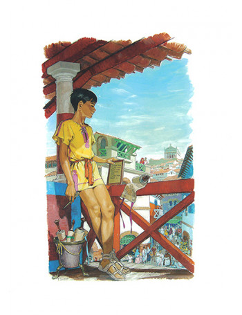 Estampe Enfant Grec - Univers Pierre Joubert
