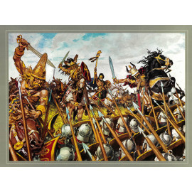 Estampe Cavalerie gauloise en action - Univers Pierre Joubert