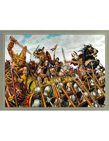 Estampe Cavalerie gauloise en action - Univers Pierre Joubert