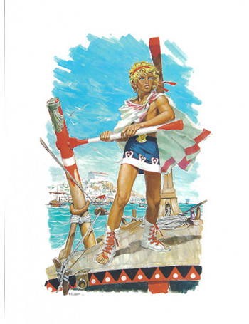 Estampe Enfant Grec - Univers Pierre Joubert