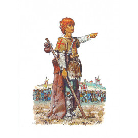 Estampe Etienne, croisade des enfants - Univers Pierre Joubert