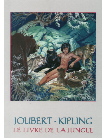 Estampe Mowgli et ses amis - Univers Pierre Joubert