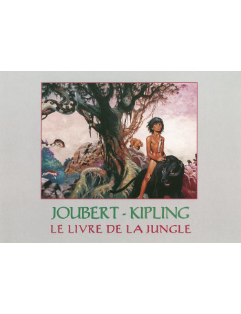 Estampe Mowgli et Bagheera - Univers Pierre Joubert