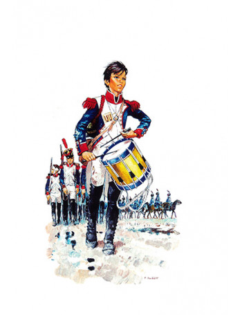 Estampe Tambour Napoléonien - Univers Pierre Joubert