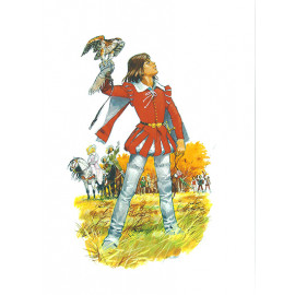 Estampe Vennerie - chasse au faucon - Univers Pierre Joubert