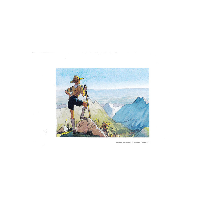 Dessin Horizon vu du sommet