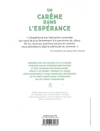 Un carême dans l'espérance