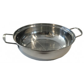 Poêle Sauteuse - 27 cm - Gamelle scoute pour feu de bois