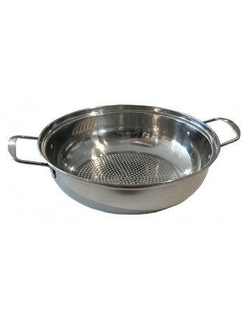 Poêle Sauteuse - 27 cm - Gamelle scoute pour feu de bois