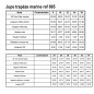 Jupe trapèze marine