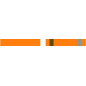 Barrette de fonction - groupe - orange Barrette de fonction - groupe - orange