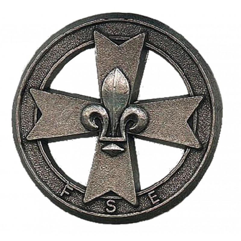 Croix de bérêt métallique GSE