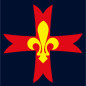 Croix de poitrine marine