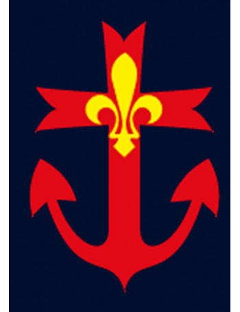 Croix de poitrine ancrée - CARRICK France