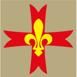 Croix de poitrine beige - CARRICK France