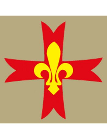 Croix de poitrine beige - CARRICK France