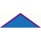 Foulard fond BLEU ROI (Bleu France)