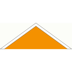 Foulard fond ORANGE - CARRICK France