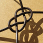 Lanière en cuir rond - pour Badge de Bois