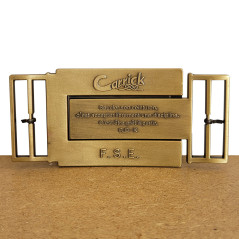 Boucle ceinturon GSE bronze