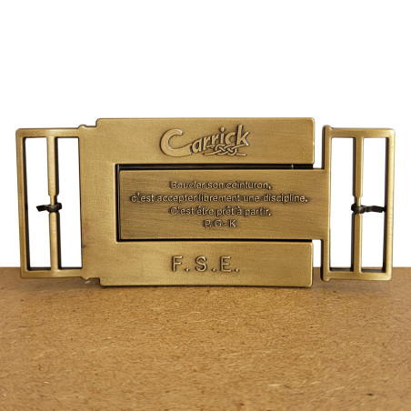 Boucle ceinturon GSE bronze