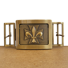 Boucle ceinturon St Louis bronze - CARRICK France