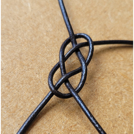 Lacet de cuir fin pour bûchettes - CARRICK France