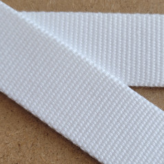 Ceinture blanche en tresse de coton - CARRICK France